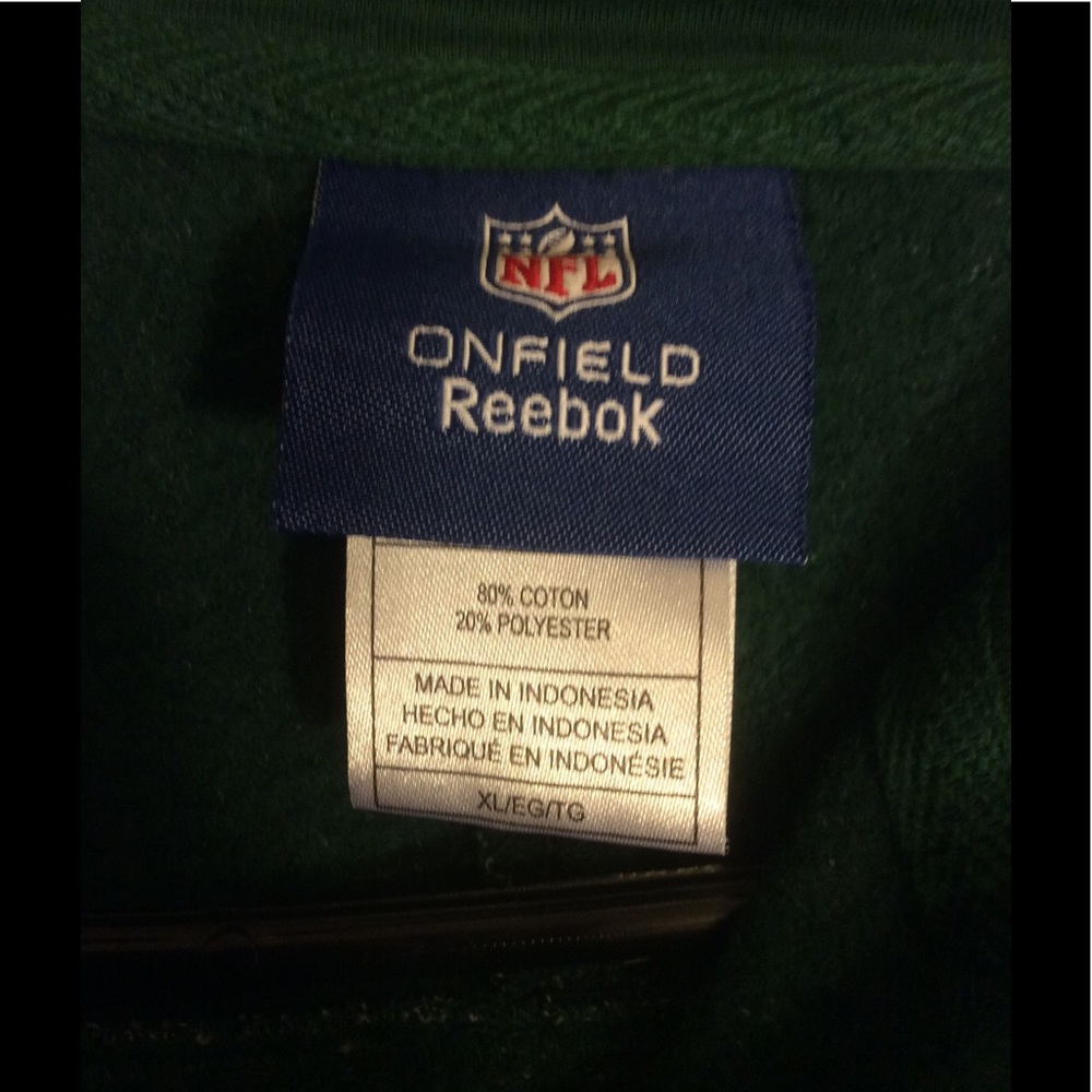 Jets NFL Static Storm Hoodie XL Reebok - Picture 2 of 8